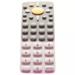 Silicone Rubber Keypad with Oil-Coated Compression Molding