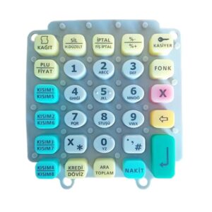 Silicone Rubber Compression Molded Odor-free Keypads