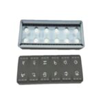 Excavator Control Panel Silicone Rubber Backlit Keypad