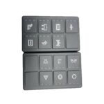 Excavator Control Panel Silicone Rubber Backlit Keypad