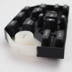 Silicone Keyboard with Accurate Molded Conductive Rubber Buttons